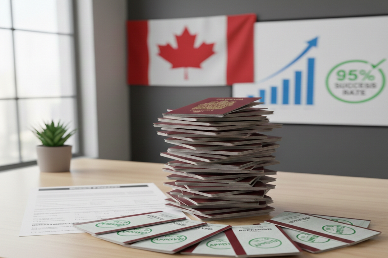 Celebration of immigration success